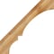 Ekena Millwork 6"W x 38"D x 38"H Balboa Rough Sawn Knee Brace, Western Red Cedar BRC06X38X38BOA00RWR - alternate 4